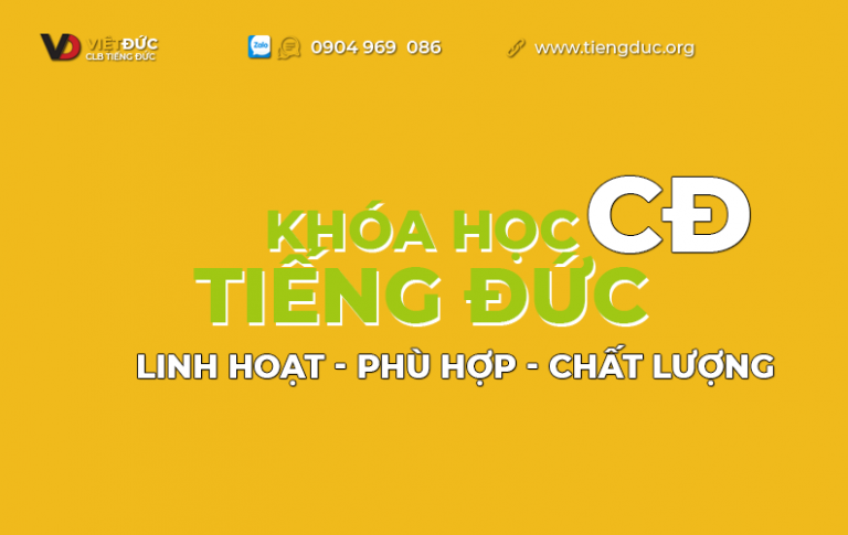 Khóa học tiếng Đức chuyên đề tại CLB Tiếng Đức Việt Đức