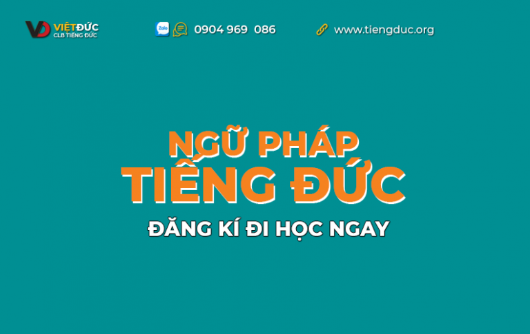 Lịch khai giảng khóa giải độc ngữ pháp tiếng Đức