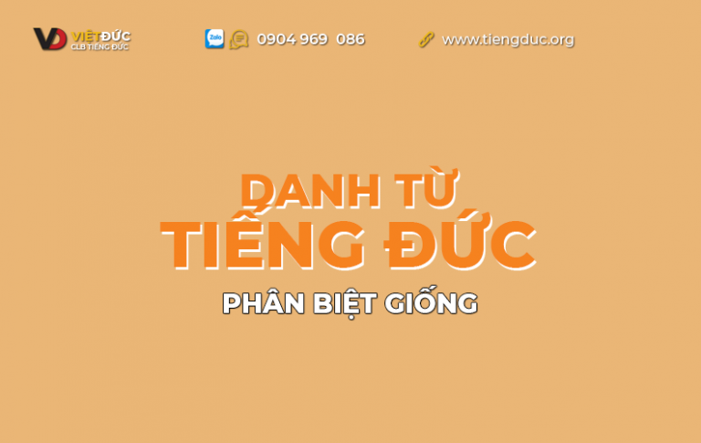 Phân biệt giống của danh từ tiếng Đức