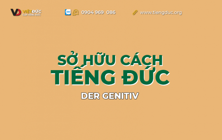 Sở hữu cách trong tiếng Đức