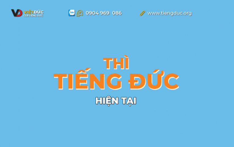 Thì hiện tại trong tiếng Đức