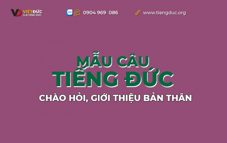 Chào hỏi giới thiệu bản thân trong tiếng Đức