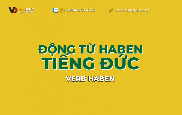 Động từ haben trong tiếng Đức