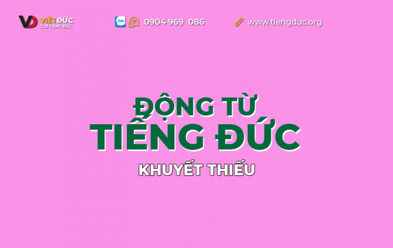 Động từ khuyết thiếu tiếng Đức