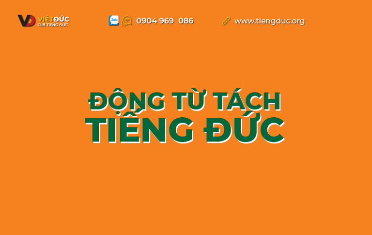 Động từ tách tiếng Đức