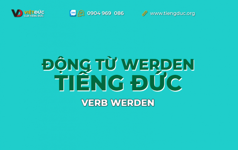 Động từ werden trong tiếng Đức