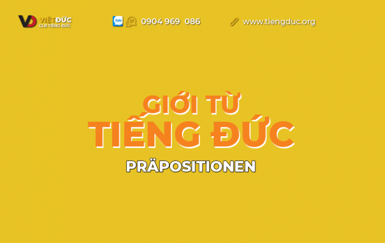 Giới từ trong tiếng Đức