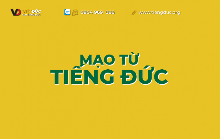 Mạo từ trong tiếng Đức - Artikel