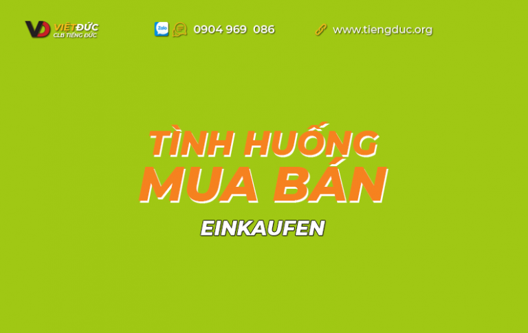 Tình huống mua bán trong tiếng Đức