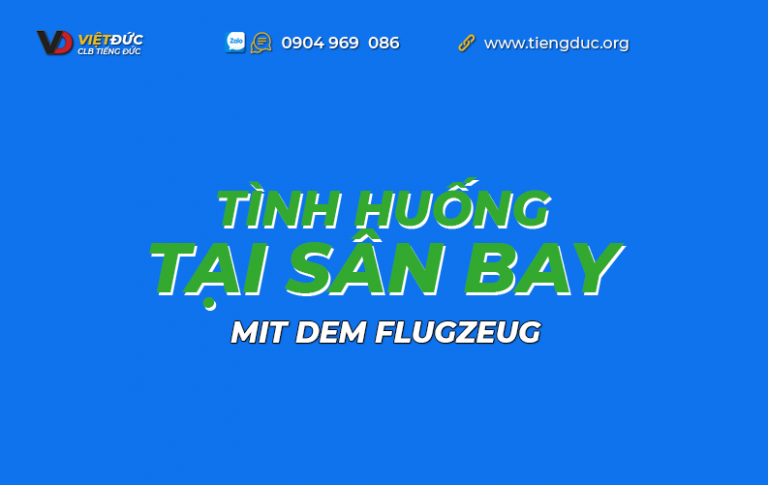 Tình huống tại sân bay trong tiếng Đức