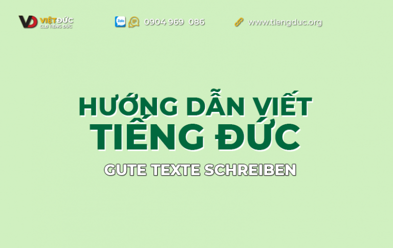 Hướng dẫn viết tiếng Đức hiệu quả