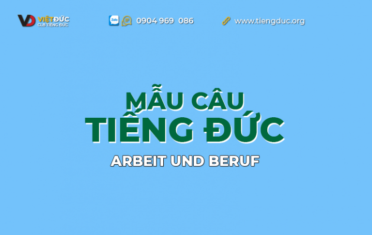 Mẫu câu tiếng Đức theo chủ đề công việc