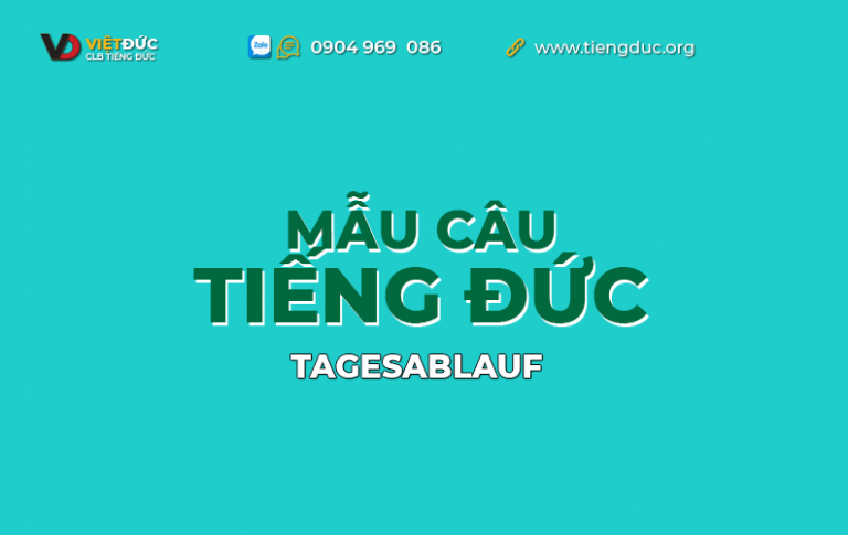 Mẫu câu tiếng Đức theo chủ đề hoạt động hàng ngày