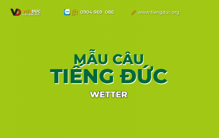 Mẫu câu tiếng Đức theo chủ đề thời tiết