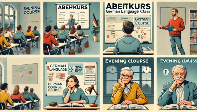 4. der Abendkurs, die Abendkurse (khóa học buổi tối)